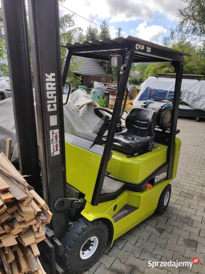 Wózek widłowy Clark 16 t przesuw z Niemiec LPG Wózki widłowe małopolskie Maków Podhalański