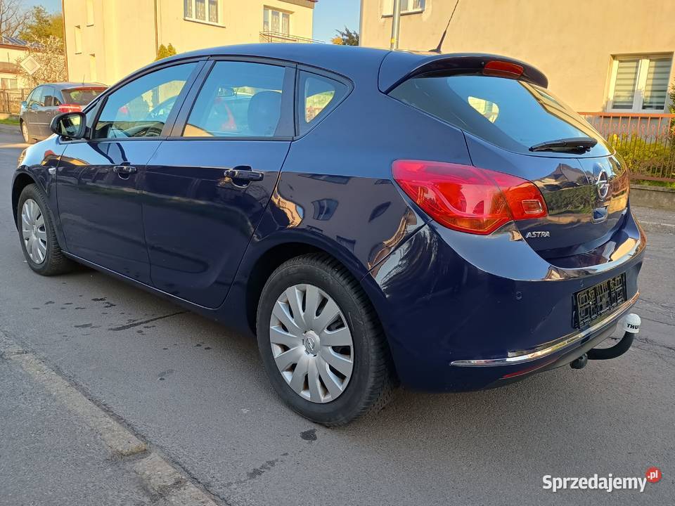 Opel Astra Lift 5 drzwiowy 60500 2013r 14i kurtyny powietrzne Kalisz