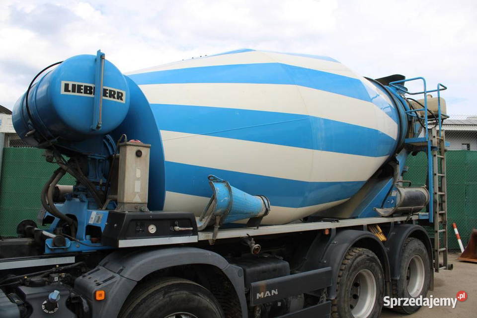 Betoniarka Liebherr 4 osiowy 8X4 MAN TGX automatyczna Betonomieszarki Warszawa