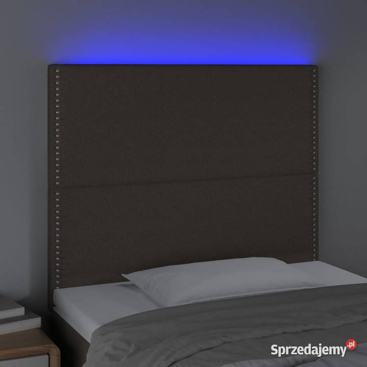 Zagłówek do łóżka z LED taupe 100x5x118128 Warszawa sprzedam