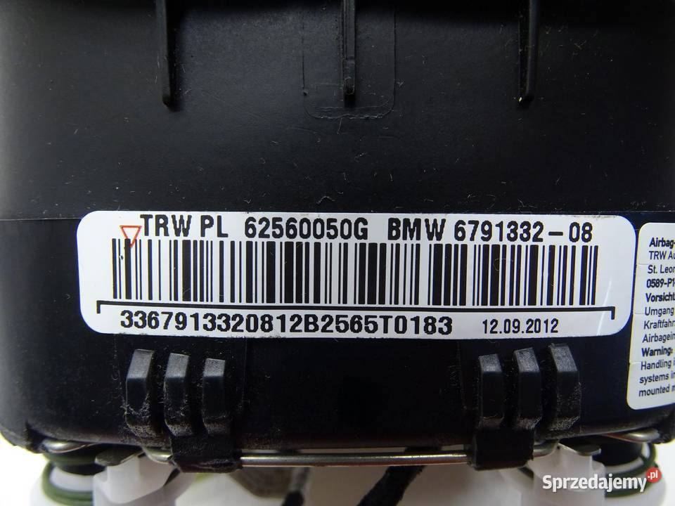 PODUSZKA POWIETRZNA AIRBAG KIEROWCY 6791332 BMW