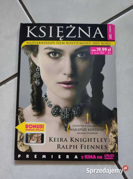księżna najpiękniejszy film kostiumowy oskar obyczajowy świętokrzyskie Kielce sprzedam