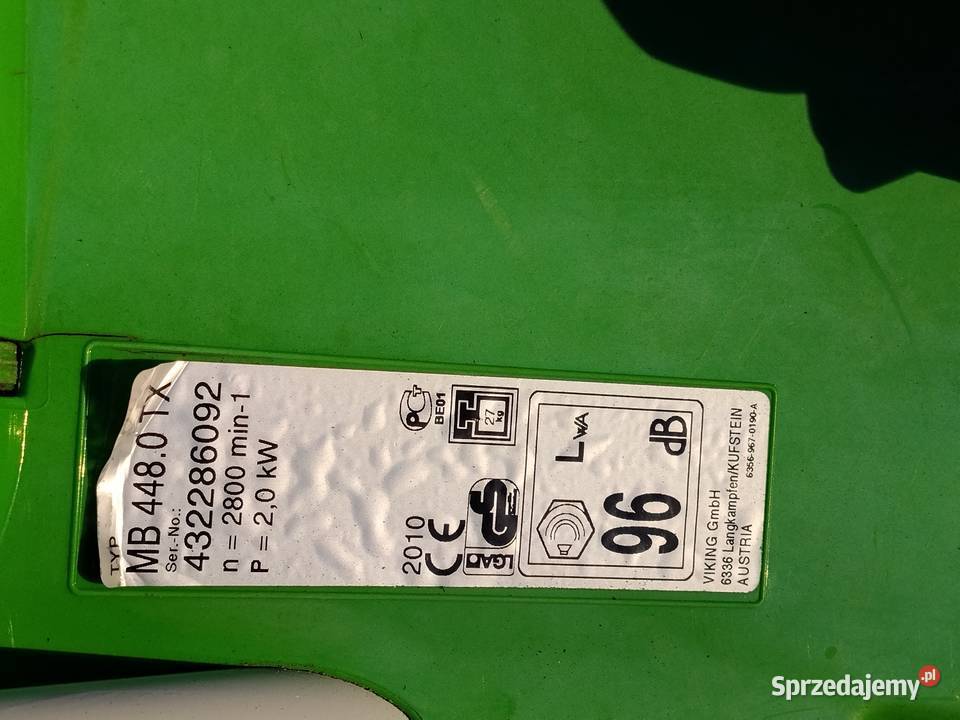 Kosiarka spalinowa Viking napęd kosz sprzedam