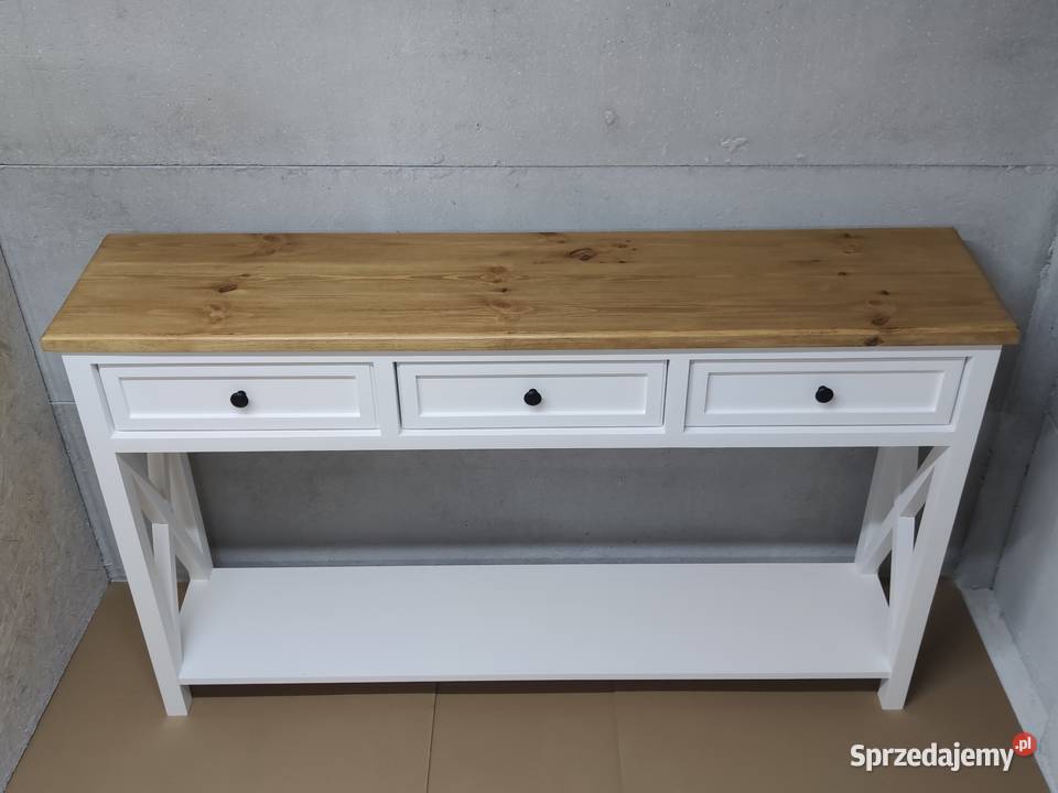Konsola drewniana prowansalska łódzkie Zduńska Wola