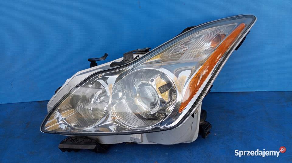 LAMPA LEWY PRZÓD REFLEKTOR XENON INFINITI G37 Lampy przednie