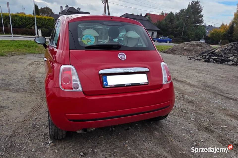Fiat 500 czerwony klasyk 2014 Rzeszów 500