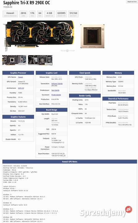Karta Graficzna NVIDIA GeForce GTX295 XFX 1792MB 2GB Szczecin