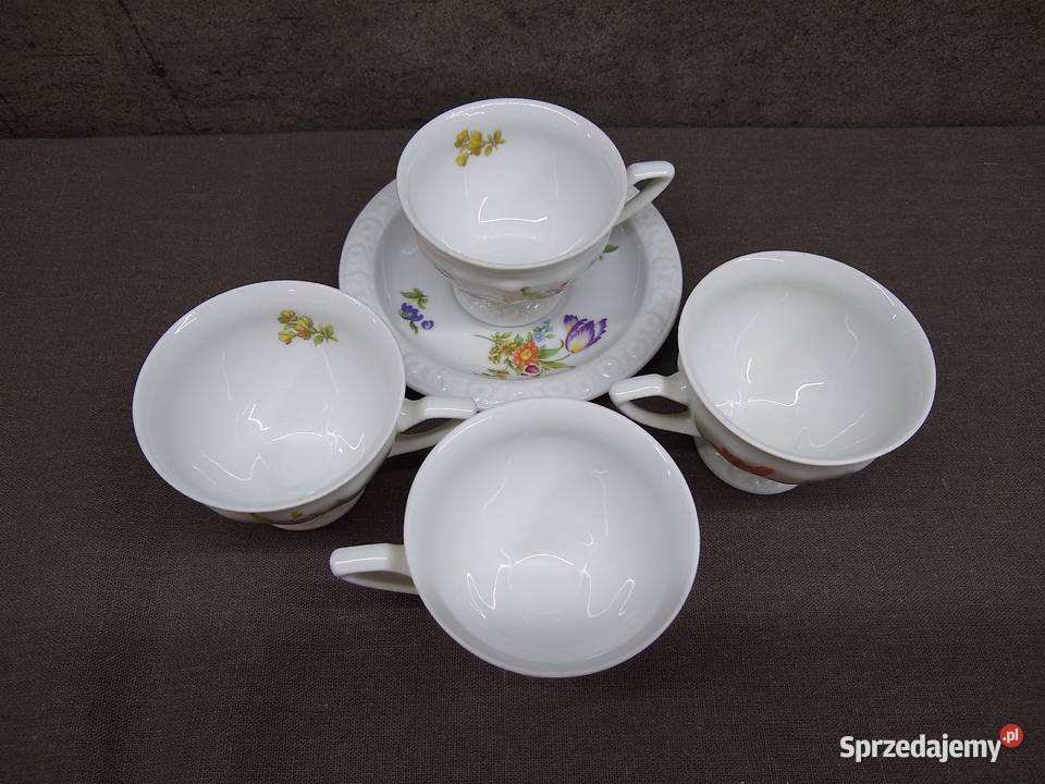 Zestaw espresso Rosenthal Maria Sommerstrauss Porcelana i szkło wielkopolskie Kalisz