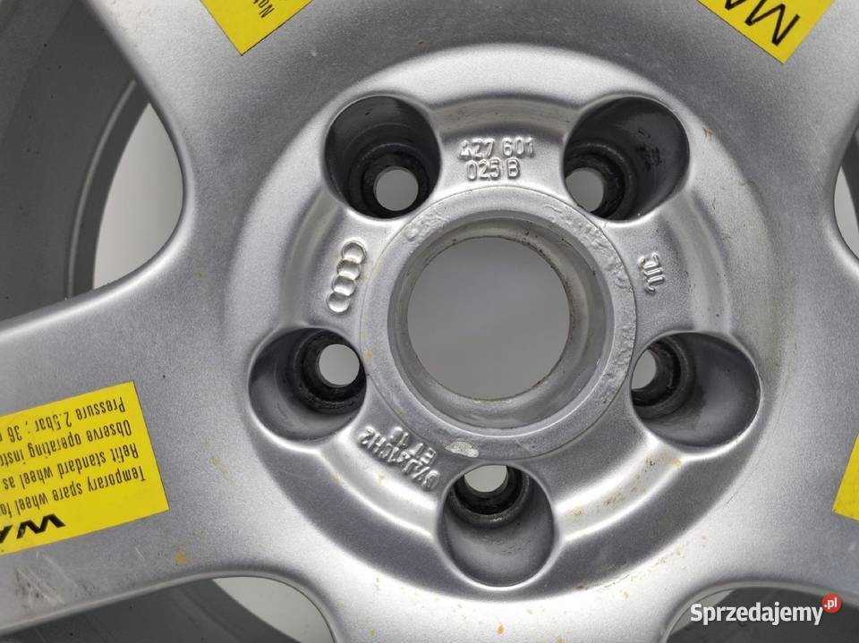 KOŁO DOJAZDOWE Audi A6 C5 Allroad 20570 R16 Chełm