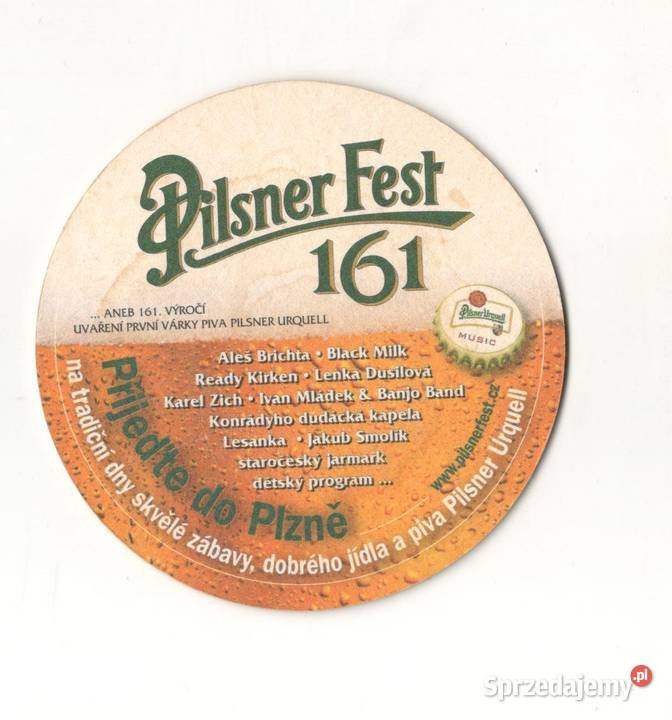 Pilsner Urquell podstawka do piwa 39 Birofilistyka Gliwice