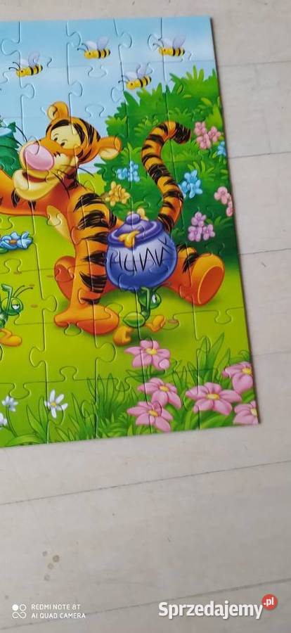 puzzle Kubuś Puchatek 100 elementów Poznań sprzedam