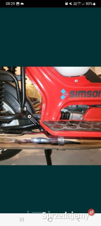 Simson sr50 naklejki informacyjneSimson sr50 80 lubelskie