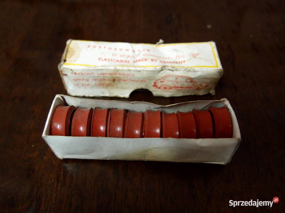 Pierścień uszczelniający Fiat 126p komplet 10 osobowe Łódź