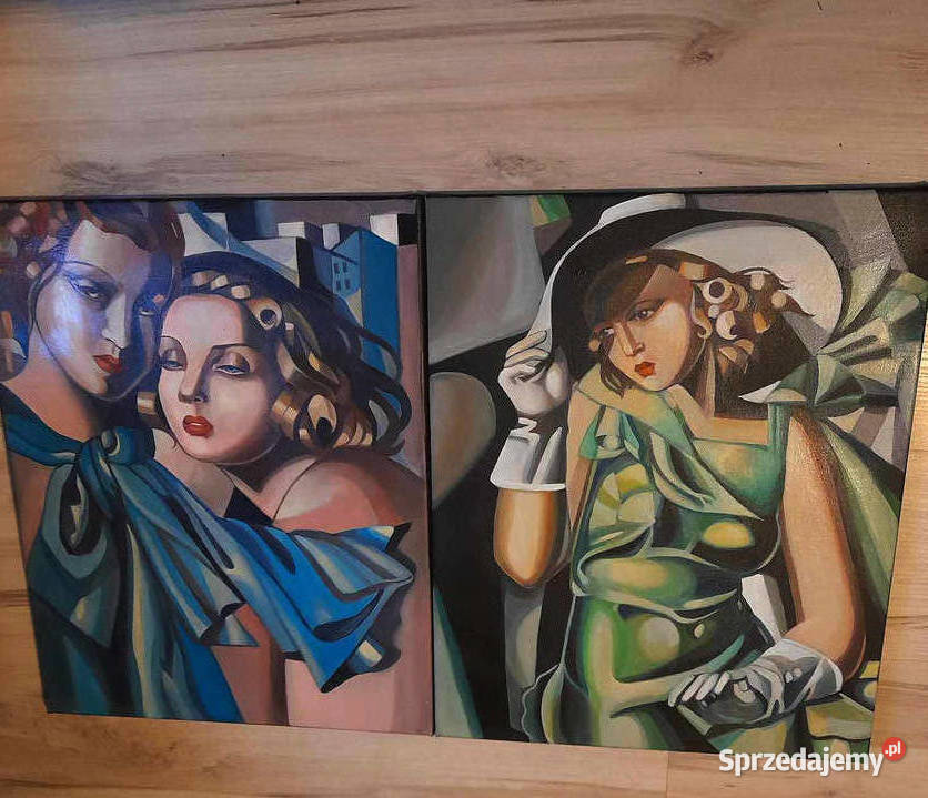 Tamara Łempicka Kobieta w kapeluszu Malarstwo Malarstwo Opole sprzedam