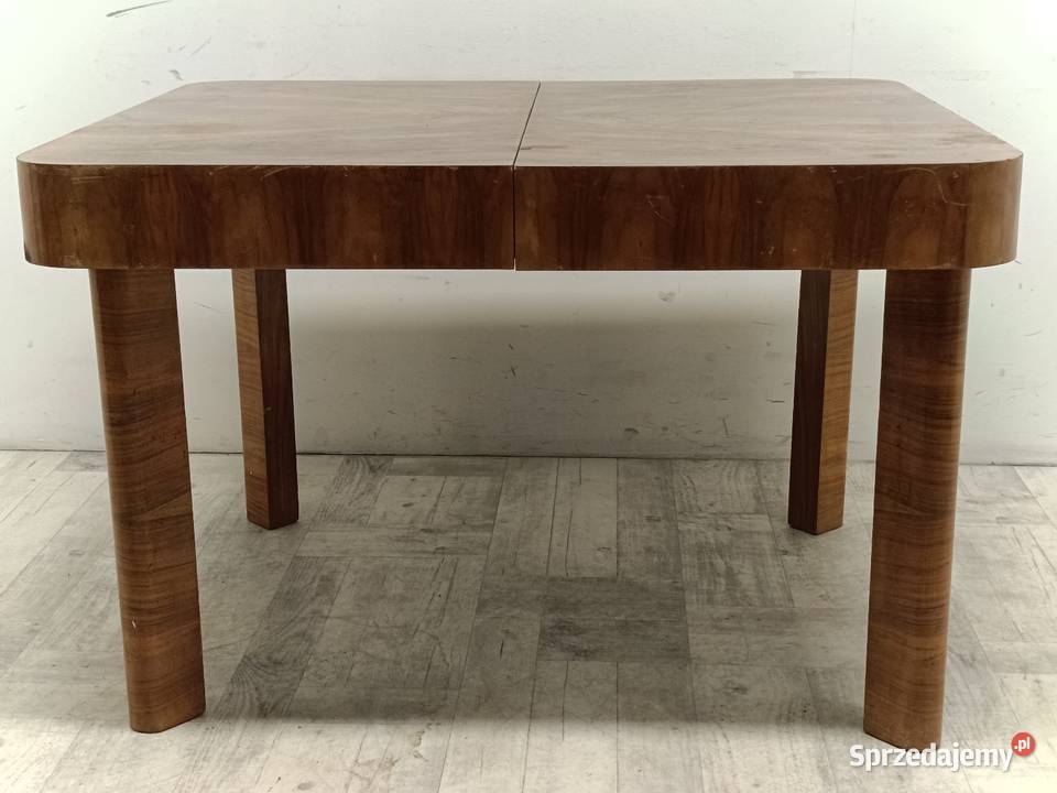 stół art deco modern do salonu rozkładany orzech Radomsko
