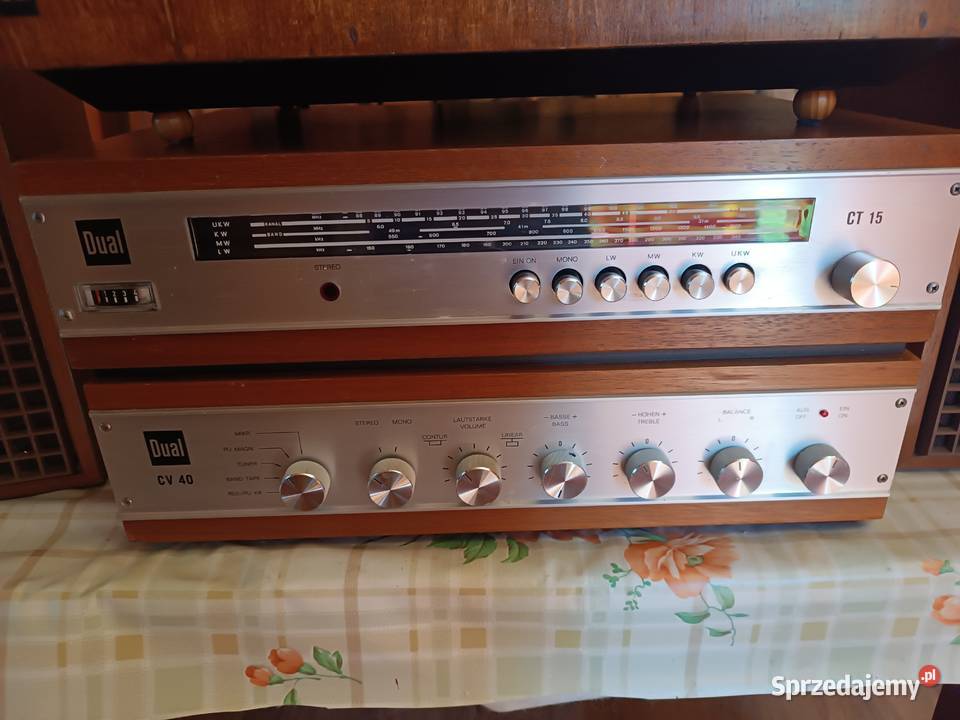 Dual wzmacniacz cv 40tuner ct 15 gramofon Lutomiersk