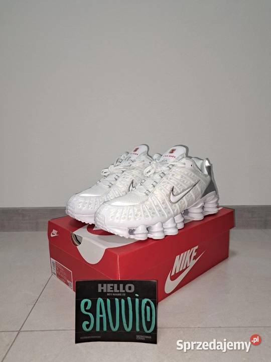Buty Nike Shox TL White Metallic Silver r47 Nowy Sącz