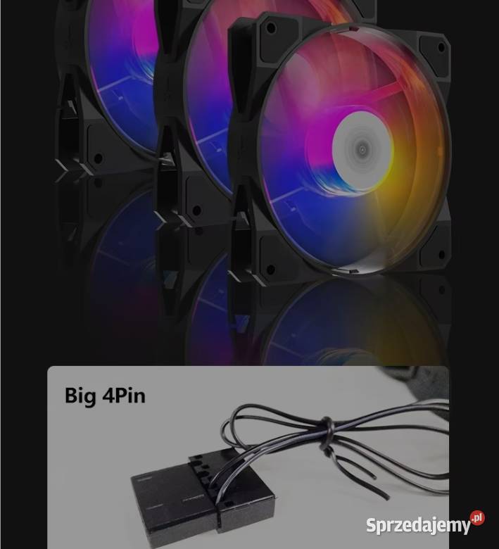Wentylator 120mm LED rgb 12 obudowa komputer Kraków