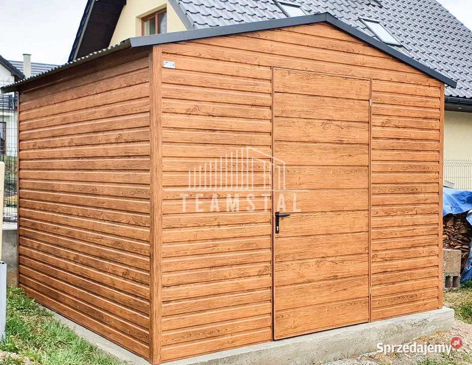 SCHOWEK DOMEK OGRODOWY 3m x 3m drzwi blacha Zakopane