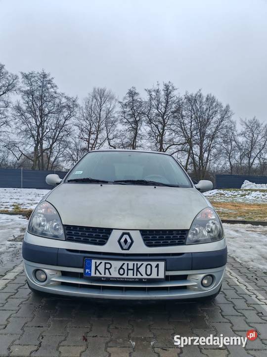 Renault Clio II niski przebieg zadbane i poduszka powietrzna małopolskie Kraków