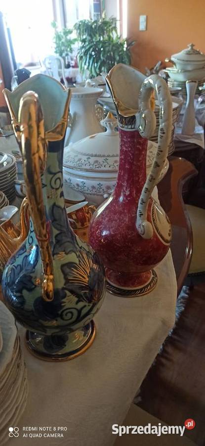 Amfora wazon Vintage Hubert Bequet Ceramique Gdańsk