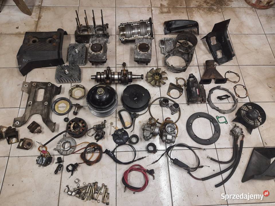 Rotax 377 silnik części rotax 380 wał cylinder Jelenia Góra