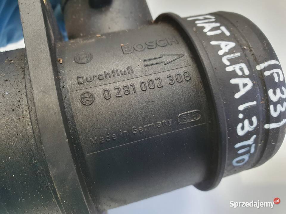Fiat Stilo 19 JTD PRZEPŁYWOMIERZ POWIETRZA Janów