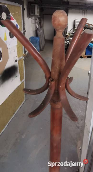 Wieszak drewniany lata 30te 180cm Lublin