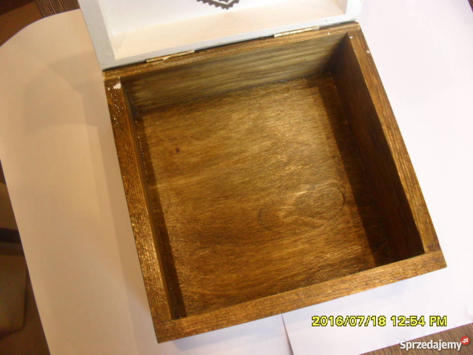 Niepowtarzalna szkatułka decoupage z imieniem inny kolor Bochnia