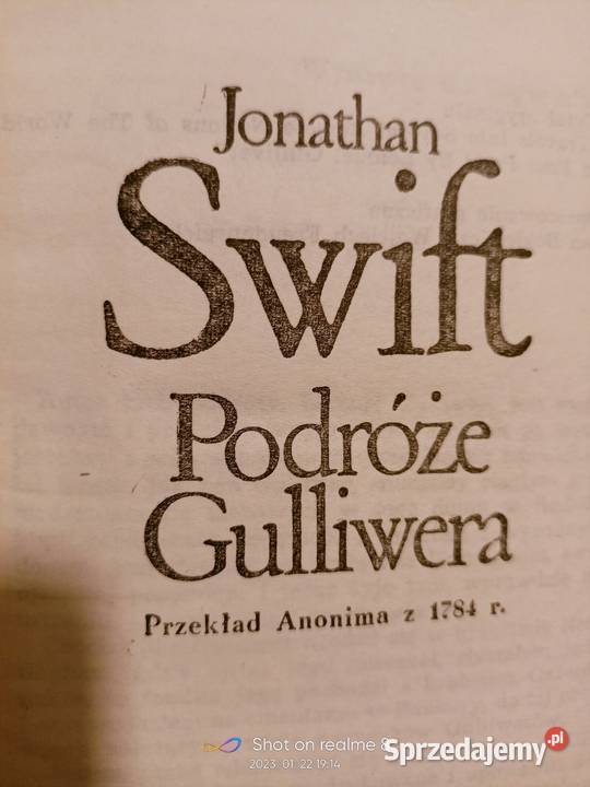 Podróże Guliwera Swift książki Warszawa