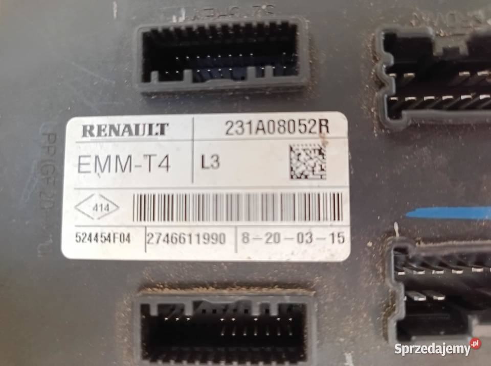 Renault OE 231A08052R moduł komfortu Aktualne VI osobowe Komputery Warszawa