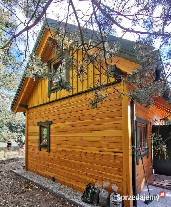 Domek na działkę całoroczny 35 m2 NA ZGŁOSZENIE Rytel