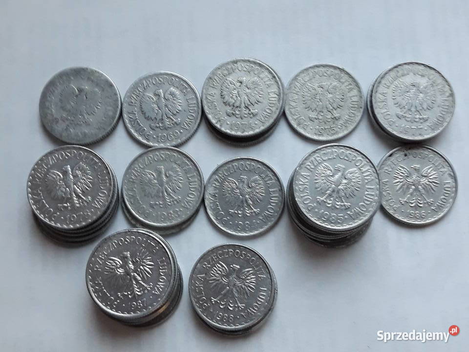 Monety 1 19491988 36 sztuk mazowieckie Warszawa sprzedam