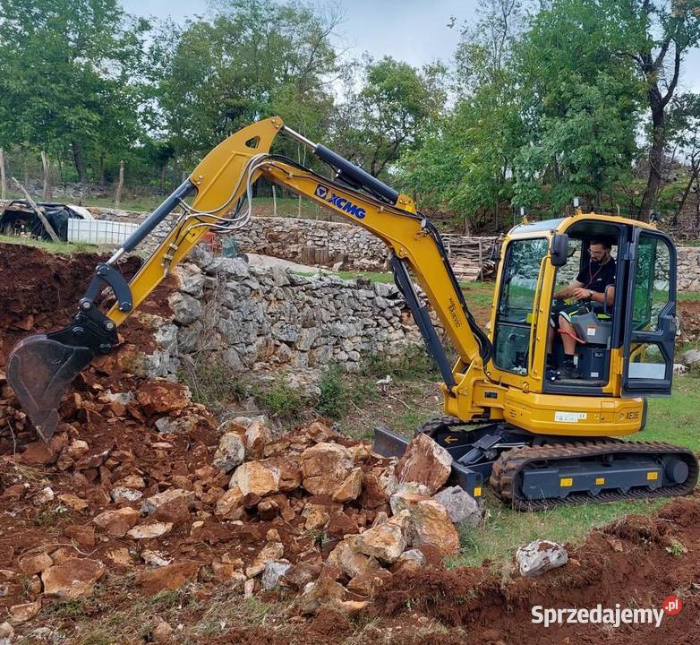 Minikoparka XCMG XE35E 4 tony Rok produkcji 2025 sprzedam