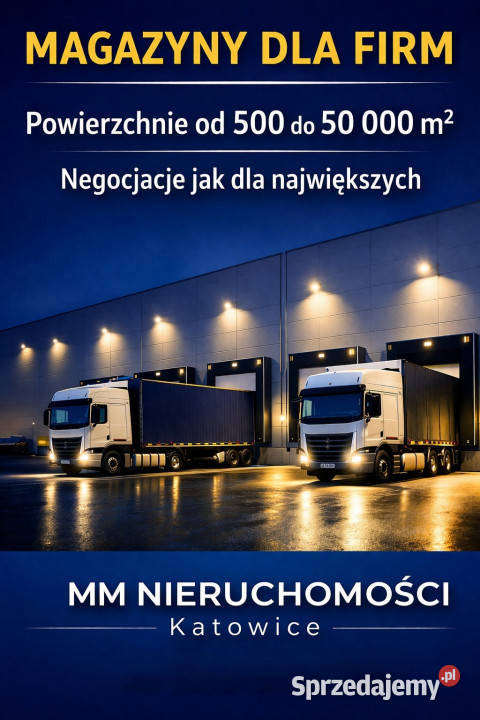Magazyny do wynajęcia Siemianowice Śląskie doki 700m2 śląskie