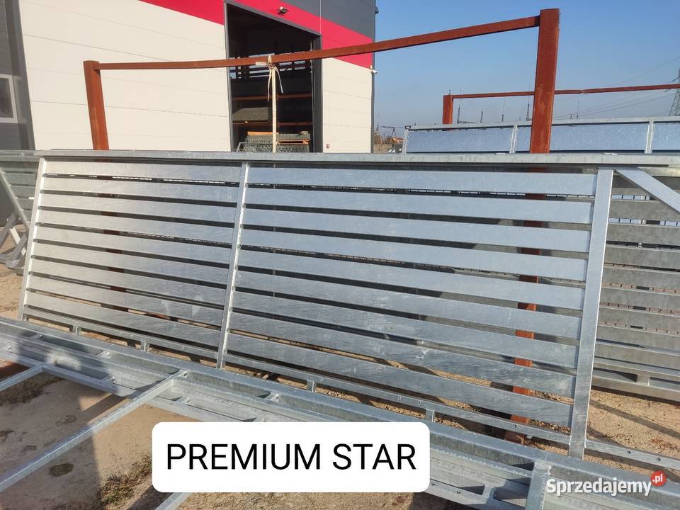 Brama przesuwna palisadowa 4mx142m PREMIUM Bramy Człuchów