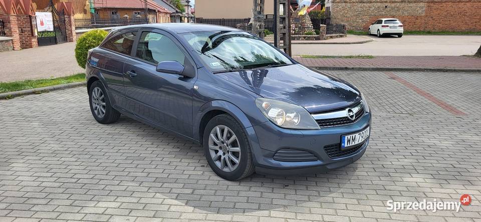 Opel Astra H GTC 19 diesel 120 welurowa tapicerka Płońsk