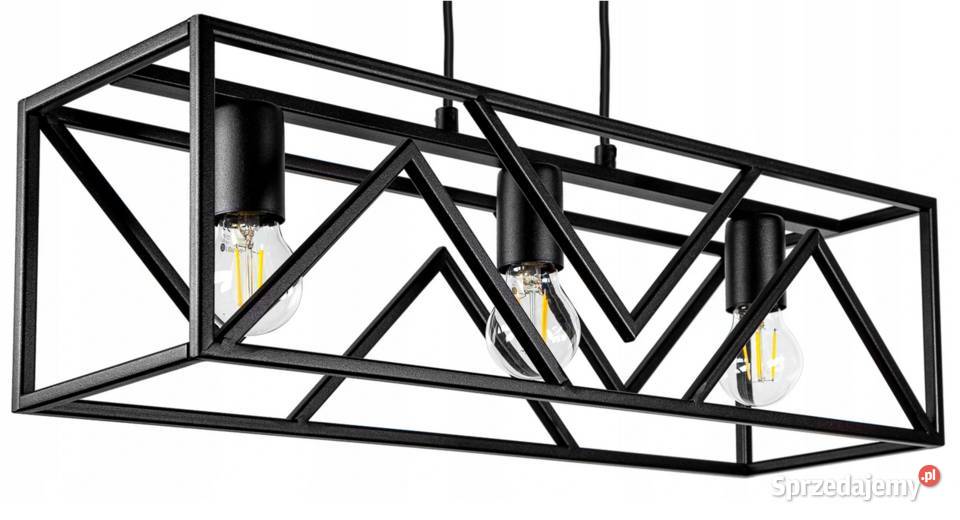 LAMPA SUFITOWA WISZĄCA INDUSTRIAL LOFT METAL Choroszcz