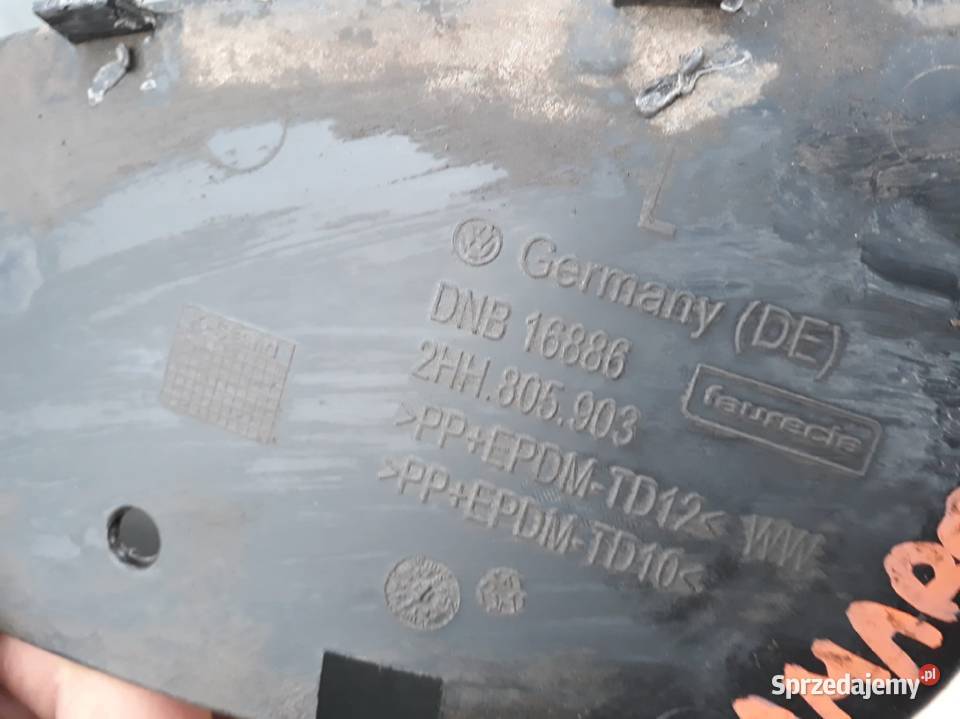 VW AMAROK HOKEJ ZDERZAKA LEWY PRZÓD 2HH805903 Pozostałe