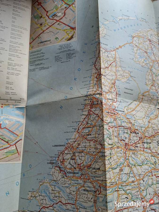 Hollandia Belgium Luxemburg 1 600 000 mapa miękka Kraków