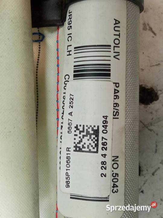 KURTYNA PRAWA LEWA KOMPLET 985P10681R 985P06123R sprzedam