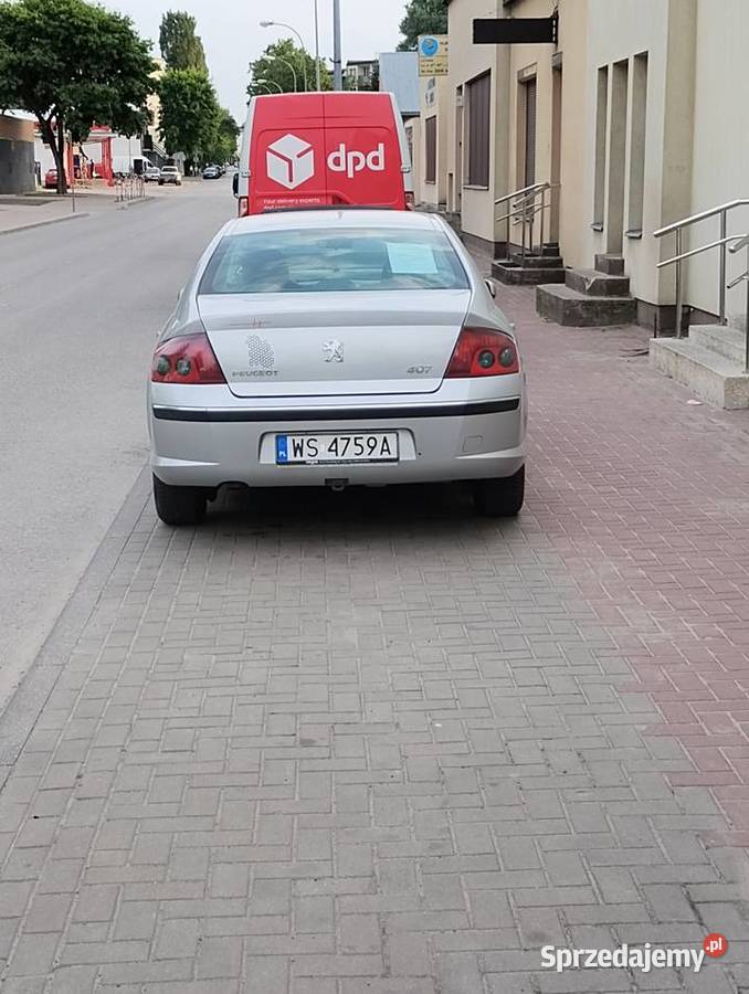 Sprzedam Peugeot 407 20 benzyna 136 prod 2005 CD Siedlce
