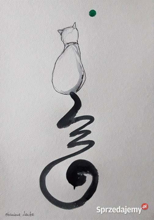 CHIŃSKI ZNAK CHI chińska kaligrafia akwarelami i Katowice