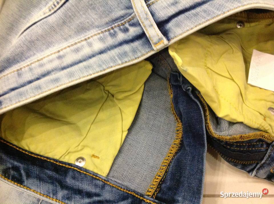 Spodnie jeans Damskie PINKO S dzwony Nowe Nowa Sól