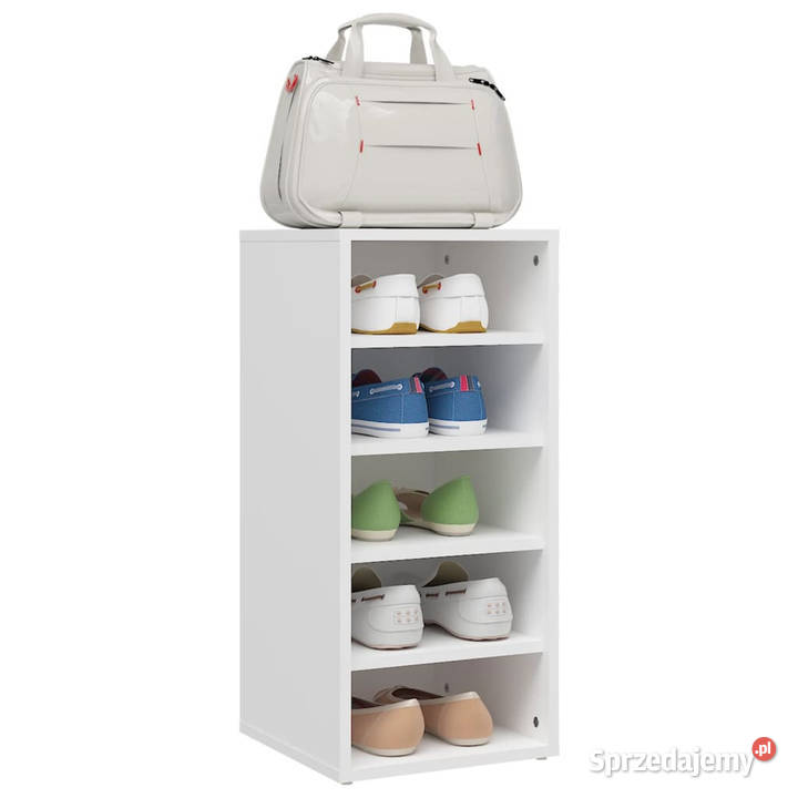 Szafka na buty biała 315x35x70 materiał mazowieckie