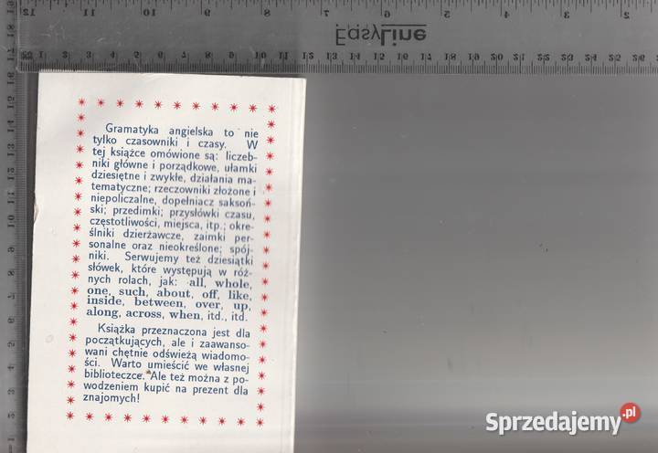 Angielska gramatyka na wesoło Walt Waren mazowieckie Pruszków