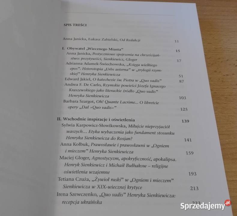 Henryk Sienkiewicz i chrześcijaństwo idee obrazy Książki naukowe i popularnonaukowe Gdańsk
