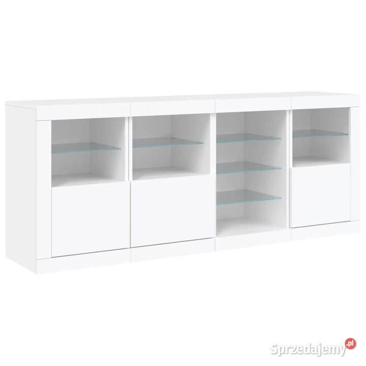Szafka z oświetleniem LED biała 164x37x67 mazowieckie Warszawa