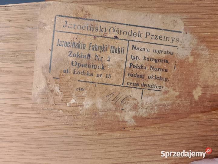 Stół Jarocińskie fabryki mebli PRL Kraków