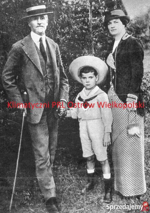 Alberto Pincherle und seine Eltern 1912 Post Bielsko-Biała